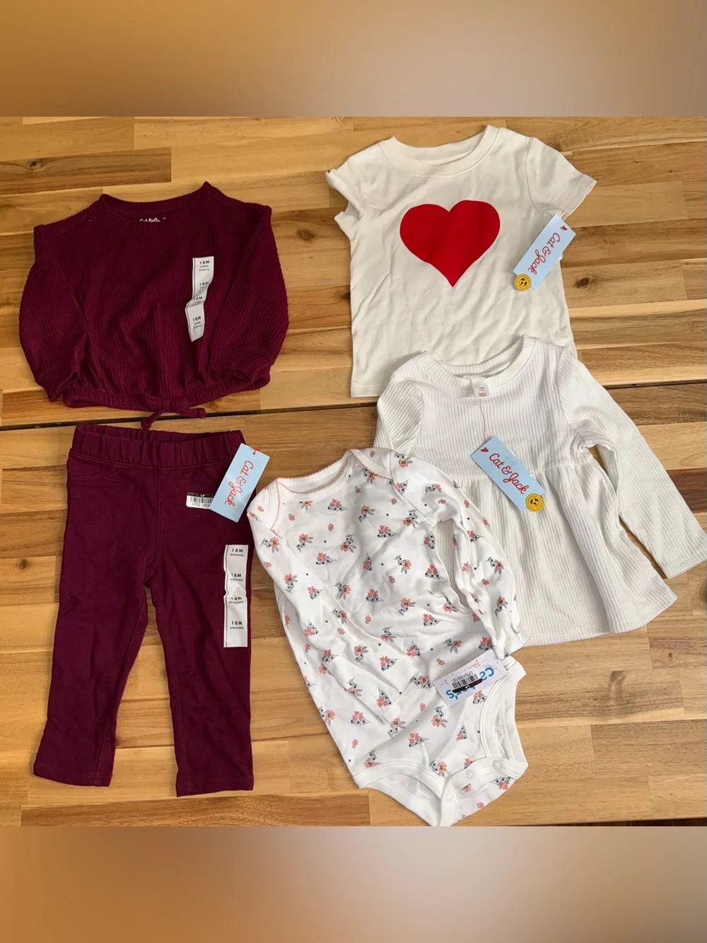NWT Baby girl clothes bundle 18M